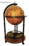 Antika stilā globuss bārs -The Pacific Ocean