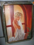 Glezna reprodukcijas -  Girl on Window